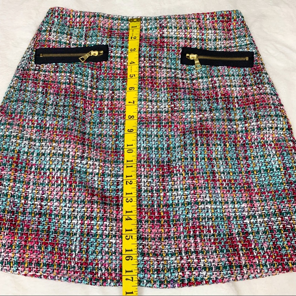 Loft Womens Multicolor Tweed Skirt, Size 2 Petite - Picture 8 of 8